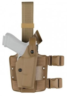 Safariland 6004 SLS Tactical Holster w/Dbl Leg Straps, H&K USP 45, Coyote Brown, Left Hand, 6004-93-762 781602570374