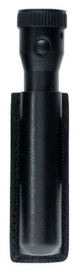 Safariland 306 Open-Top Mini Flashlight Carrier, Polystinger Dsft. Led, STX Tactical Black 306-12-13