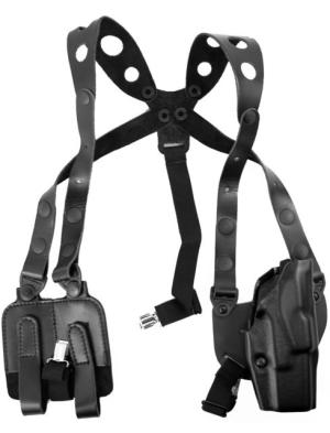 Safariland Model 1051 ALS Shoulder Holster, Glock 19/23/32, Left Hand, STX Plain Black, 1051-283-412