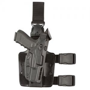 Safariland 7005 7TS SLS Tactical Holster, Walther P99 2008 Model, Plain Black, Right Hand, 7005-384-411