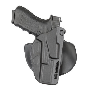 Safariland 73787502411 7TS  Black SafariSeven Nylon Blend Belt Sig P320 9/40 w/Light Right Hand 73787502411