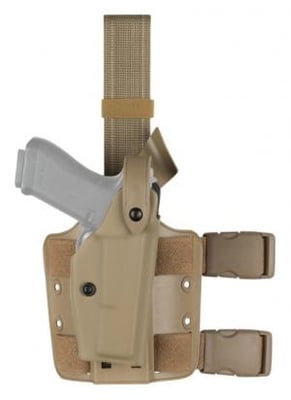 Safariland 6004 SLS Tactical Holster w/Dbl Leg Straps, H&K USP 45, STX Flat Dark Earth, Right Hand, 6004-93-551 781606895466
