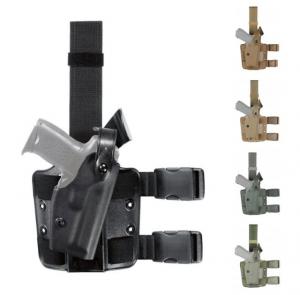 Safariland Model 6004 SLS Drop-Leg Holster, Glock 17/22/31 w/ITI M6 Light, Right Hand, STX Foliage Green, 6004-8321-541 781606907886