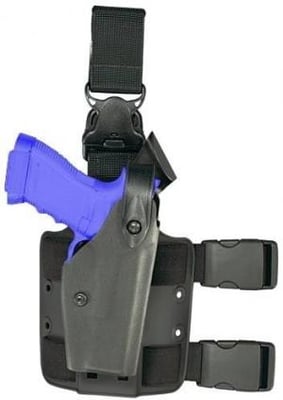 Safariland 6005 SLS Tactical Holster w/Quick Release, Sig Sauer P228, P229 w/ITI Mount & M3/M6 3.86in., STX Tactical, Black, Left Hand, 6005-7421-122 60057421122