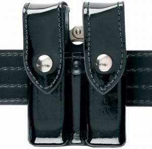 Safariland 72 Mag/Cuff Pouch, Top Flap - Basket Black, Ambidextrous 72-76-4 781606984399