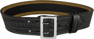 Safariland Suede Lined Contour Belt w/ Buckle, 2.25in. with Velcro, Basket Black, Size - 36 in. 872V-36-8 781606995869