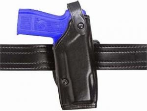 Safariland 6287 SLS Belt Slide Holster, H&K P2000 DOA Bobbed Hammer w/B&T Adapter & Glt10 Only, Gtl2122 & Gtl5152 Light Laser Combo 3.5in., STX Plain Black, Right Hand, 6287-9710-61