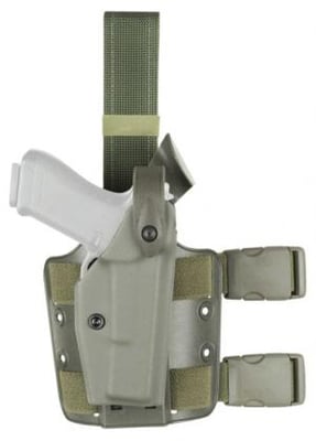 Safariland 6004 SLS Tactical Holster w/Dbl Leg Straps, H&K USP 45, OD Green, Left Hand, 6004-93-562 781607058501