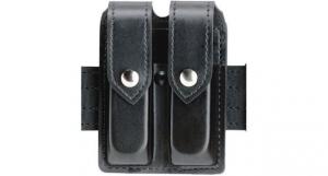 Safariland 77 Double Handgun Magazine Pouch - STX Hi-Gloss Black, Ambidextrous 77-97-49B