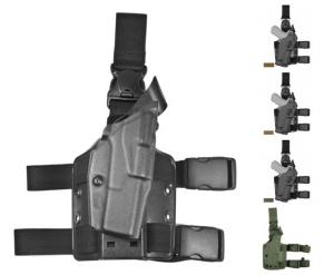 Safariland Model 6355 ALS Drop-Leg Holster, Glock 17/22/31 w/Dual Magazine Release, Right Hand, STX Foliage Green, 6355-983-541 781607083442