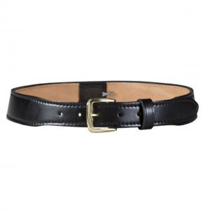 Safariland Contoured Dress Belt - Male 1.5in. (38mm), Plain Black, Size - 34 in. 851-34-2