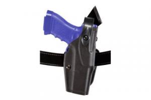 Safariland 6367 ALS/SLS Belt Loop Holster w/Hood Guard, Briley-LH Scope Mount S&W Gun, STX Plain Black, Right Hand, 6367-181-61