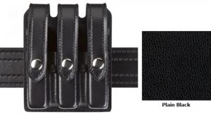Safariland Model 777 Slim Triple Mag Pouch w/Flap Plain Black For Glock 20 21 777-383-22PBL 781607158706