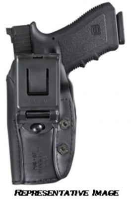 Safariland 569 Custom Fit Clip On Holster, Sig SauerP229R DASA, Plain Black, Left Hand, with Rails, 569-744-412