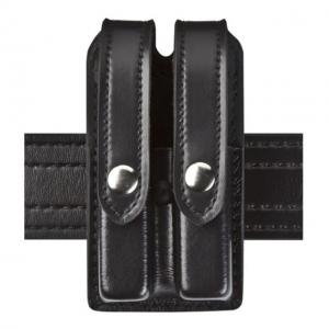 Safariland Dbl Mag Pch W/flap Plain Black - 78-383-2PBL 781607185511