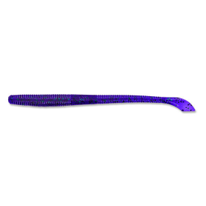 Yamamoto Kut-Tail Worm Soft Lure 5" 10pk - June Bug Purple w/Emerald Flake 4GYA7L10213