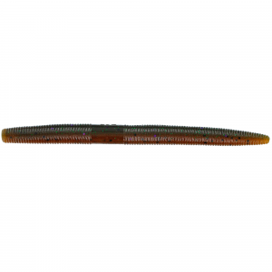 Gary Yamamoto Senko - 5" - Dark Green Pumpkin/Amber/Purple Emerald Flake 58909-1394490