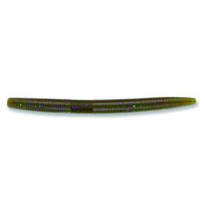 Yamamoto Baits Senko Worm, 7in 5pk, Green Pumpkin with Green & Purple Flake, 9X-05-301 YAM9X05301