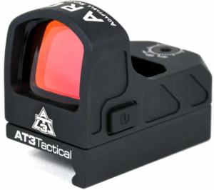 AT3 Tactical ARO Micro Red Dot Reflex Sight with Low Riser Mount, Burris/Vortex Footprint, AT3-ARO-0 783935100204