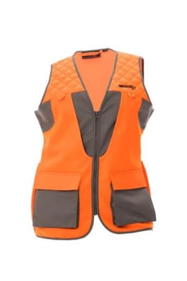 DSG Outerwear Upland Hunting Vest, Grey/Blaze Orange, Small/Medium, 45469