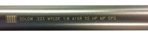 Sons of Liberty Gun Works Threaded Barrel, .223 Wylde, 18in, P6 Rifling, Rifle Gas, 5/8x24, 1-7 Twist, Black Finish, Black, 18PRECISIONSPR-223 785939518139