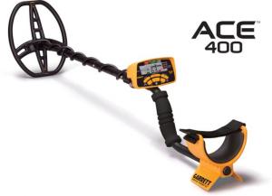 Garrett Ace 400, 8.5x11 in, Black/Yellow, Medium, 1141260