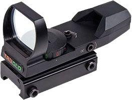 TruGlo Dual-Color Open Red Dot Sight, 5 MOA Reticle, Black, TG8370B TG8370B