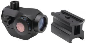 TruGlo Triton Tri-Color Red Dot Sight, 1x20mm, 5 MOA Reticle Red/Green/Blue Dots, Black, TG8020TB 788130016299