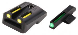 TruGlo TFO Day/Night Sight Set for Novak .270/.450, Yellow Rear Sight, TG131NT2Y TG131NT2Y