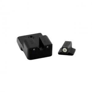 TruGlo Tritium Pro Handgun Sight Set for 1911 Novak 260/500, White Focus Lock Ring, TG231N3W