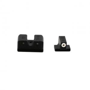 TruGlo Tritium Pro Handgun Sight Set for FN FNX9, White Focus Lock Ring, TG231F1W TG231F1W