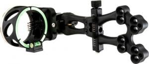 Truglo TRUGLO BOW SIGHT VEROS 5-PIN DDP .019/.010DIA BLACK W/LIGHT TG5105B