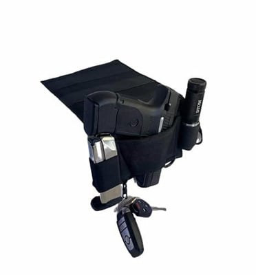 DTOM’s Three Strip ULTRAStick Bedside Holster (Ambidextrous - Low Visibility - BH1 w/ULTRAStick Technology) 