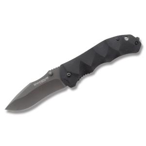 Boker Magnum Recurve Flash Linerlock 440A Stainless Steel Blade Black G-10 Handle 788857024300