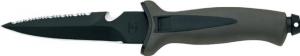 Boker Tecno Military 2 4.72 in Fixed Blade Knife, 420C, Black, FX-642