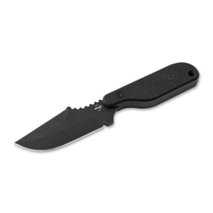 Plus Kagat Fixed Blade Knife Plain Black Harpoon BK02BP0001 
