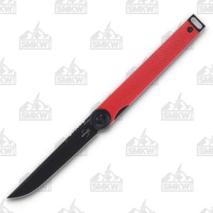 Boker Kaizen Folding Knife Black S35VN Red G-10 SMKW Exclusive 01BO681SOI