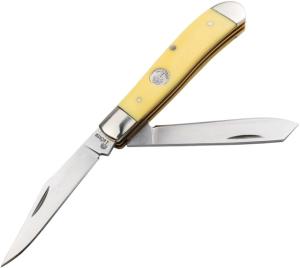 Boker Mini Trapper Yellow Delrin 788857771358