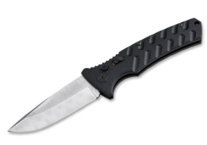 Boker Plus Strike OTS Automatic Black Damast Knife 788857771754