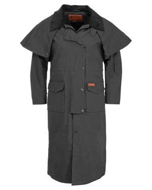 OUTBACK TRADING Matilda Black Duster Coat 2046-BLK