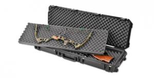 SKB Cases Injection Molded 50.5inx14.5inx6in Bow Rifle Case w/Rigid Foam Dividers, Black, 3I-5014-DB 789270991910