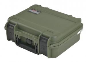 SKB Cases iSeries 1209 Mil-Spec Pistol Case Military Green, 14 x 12 x 6 1/4 3i-1209-4M-L 789270994676