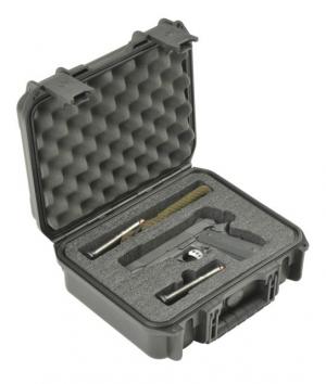 SKB Cases Medium Pistol case with Customizable foam, Black, 14 x 12 x 6 1/4 3i-1209-SP 789270994720
