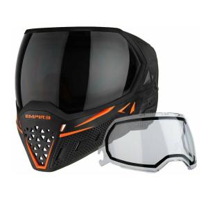 EMPIRE EVS Black Orange Paintball Goggle 21728
