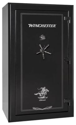 Winchester Safes  Silverado 51 Electronic Entry Black Powder Coat 10 Gauge Steel Holds Up to 48 Long Guns Fireproof- Yes SECWINS51BKE