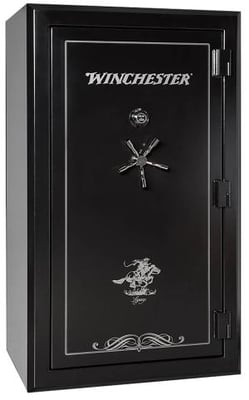 Winchester Safes L7242537E Legacy 53 Gun Safe 72" H x 42" W x 30" D (Exterior) Electronic Lock Black SECWINL53BKE