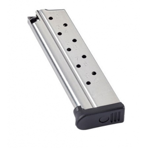 Chip McCormick Range Pro Full-Size 1911 Handgun Magazine 9mm Stainless 10/rd CFMRP9FS10