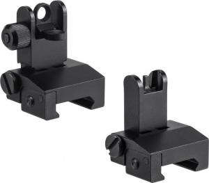 Barska Flip-Up Tactical Sight Set, Black, Medium, AW13258 AW13258