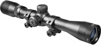 Barska 4x32 Plinker 22 Riflescope w/ 30/30 reticle & 3/8in. Dovetail Rings - CLAM AC10039 790272803118