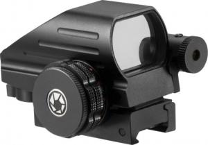 Barska Multi Reticle Electro Sight with Red Laser, Black AC12136 790272984695